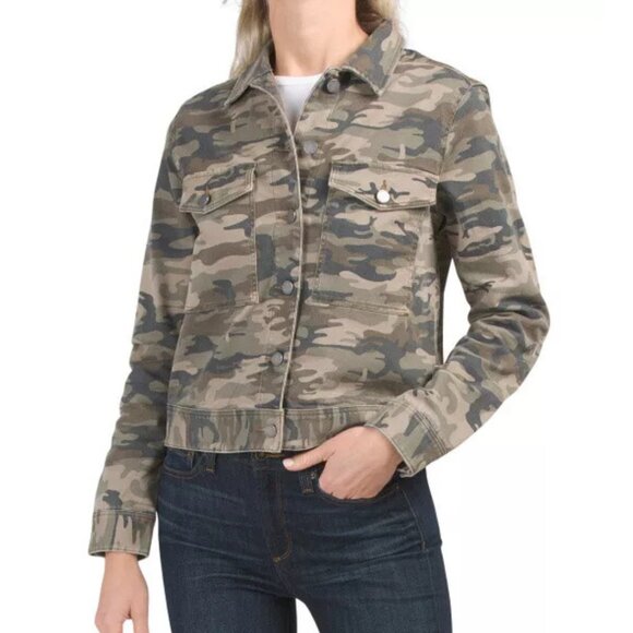 Liverpool Camo Utility Patch Pockets Jacket - Picture 1 of 14